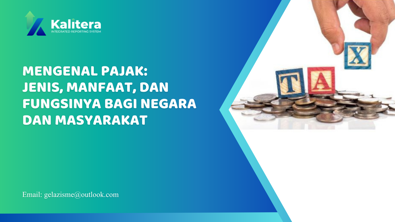 Gambar untuk Mengenal Pajak: Jenis, Manfaat, dan Fungsinya bagi Negara dan Masyarakat
